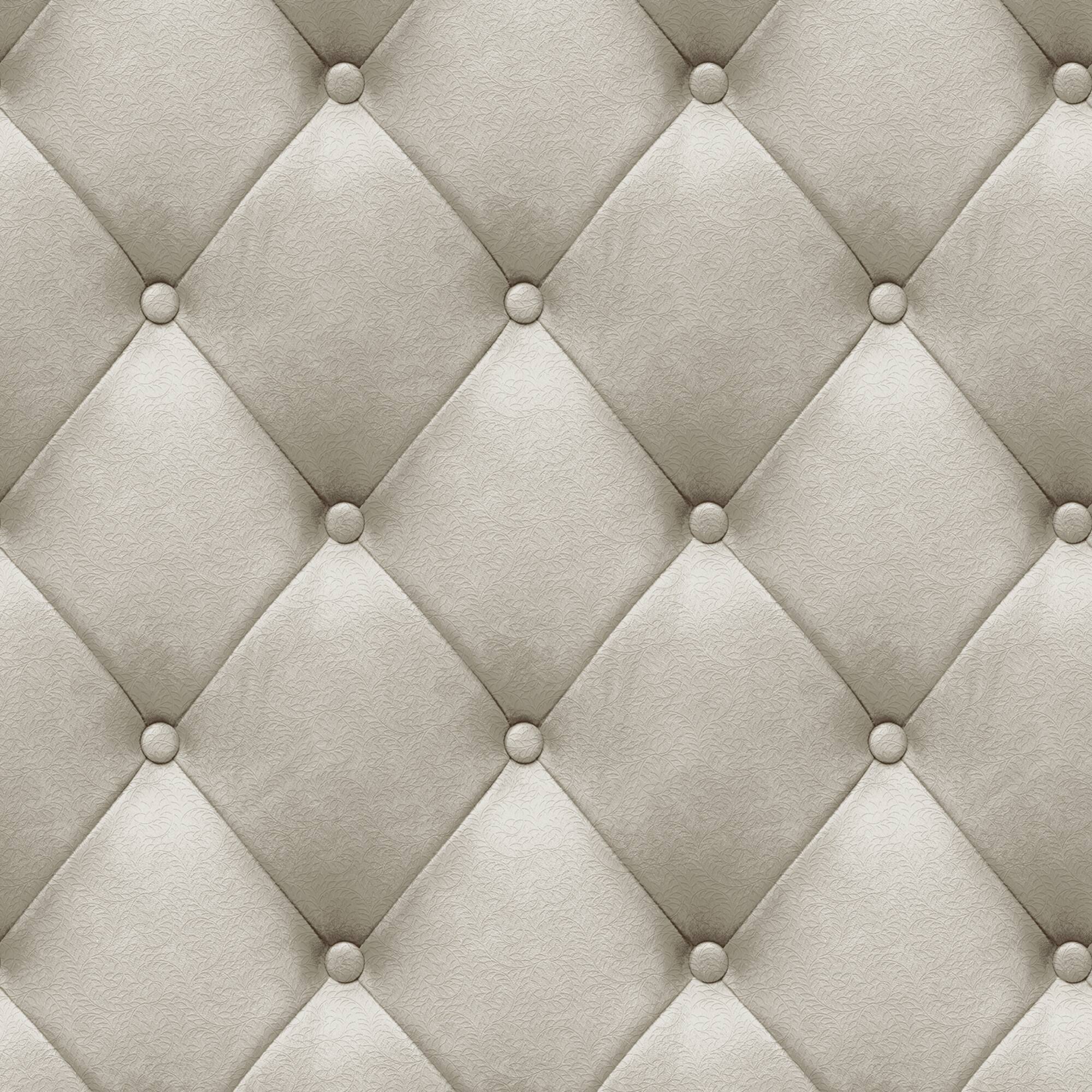 Designs Direct Faux Plush Quilted Diamond Upholstery Wallpaper